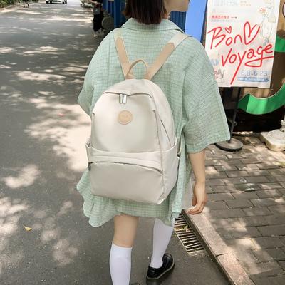 School Bag Outdoor Leisure Large Capacity Travel Backpack Waterproof Lightweight Versatile Computer Backpack Premium Sense School Bag