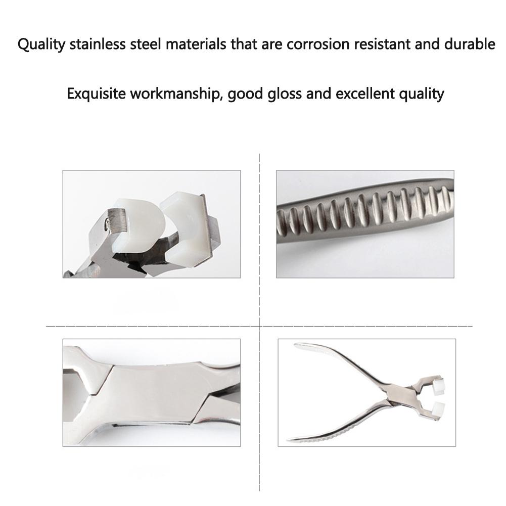 Optical Eyeglasses Frame Adjusting Pliers Nylon End Eye Glasses Repair Tool