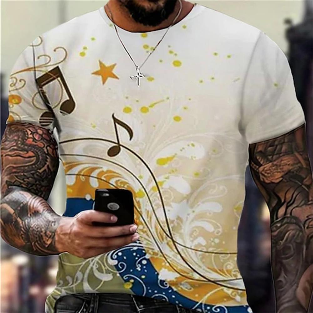 Instruments Guitar 3D Printed T-Shirt Men Fashion Short Sleeve T-Shirts Kids Hip Hop Tees Oversized T-Shirt Summer Casual Tops