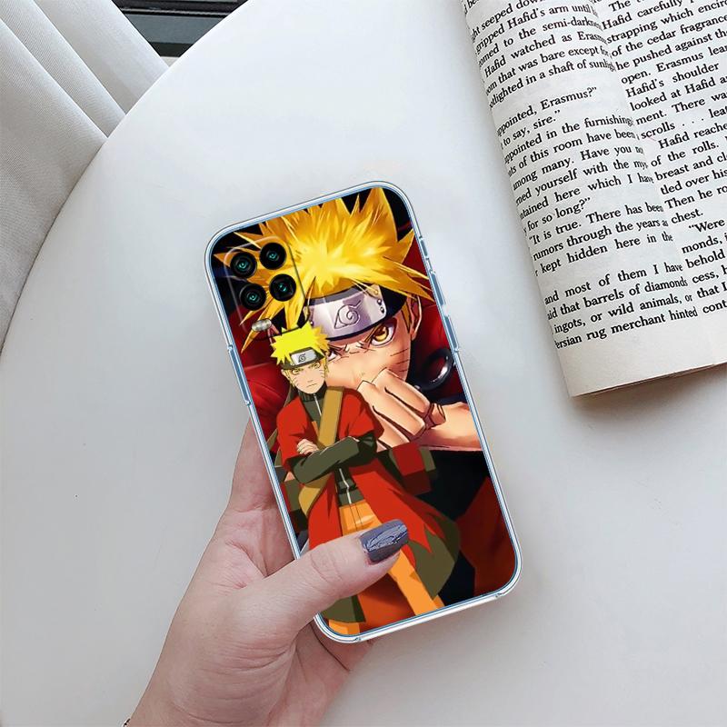RA29 Naruto Uzumaki Transparent Phone Case for Motorola Moto Edge 20 30 40 50 S30 Fusion Ultra Pro Neo Lite + G200 G23 Motorola Moto G200 5G