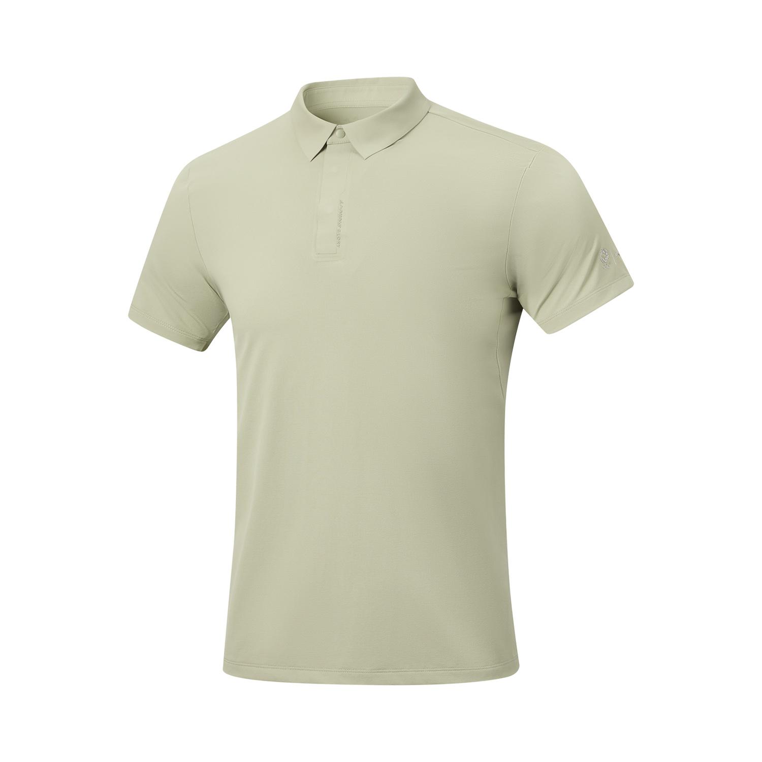 LiNing Honor Gold Standard | Solid Color Comfortable Simple Short Sleeve Polo Shirt Men tops APLW603-4 S