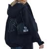MLB SS24 New York Yankees Logo Hooded Long Sleeve Jacket Unisex jackets Black 3AWJB0341-50BKS