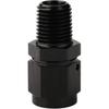6AN Female Flare Swivel To 1/4 NPT Pipe Male Adapter Fitting Union Straight Aluminum Black