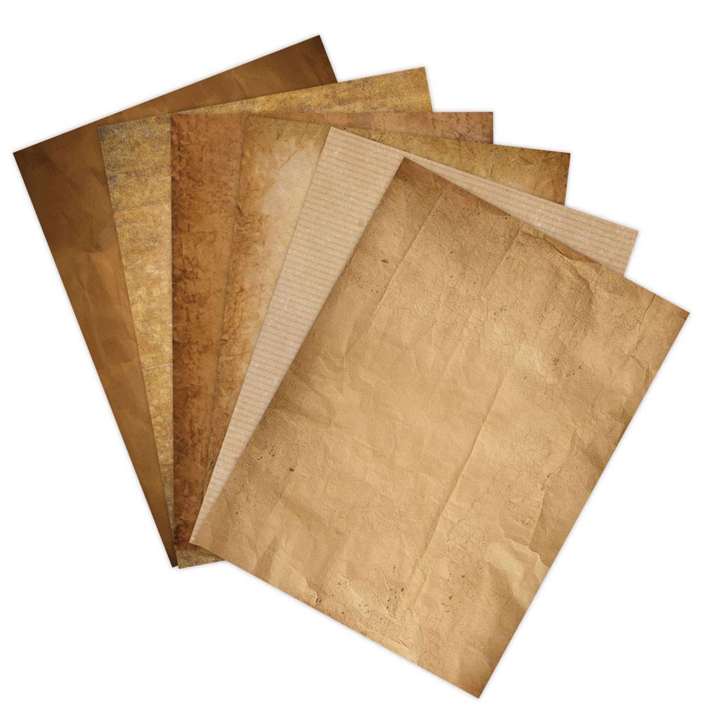 Für Spaß 48 Blatt Vintage Scrapbook Materialpapier DIY Junk Journal Collage Fotoalbum Retro Hintergrundpapier A4 Druckpapier