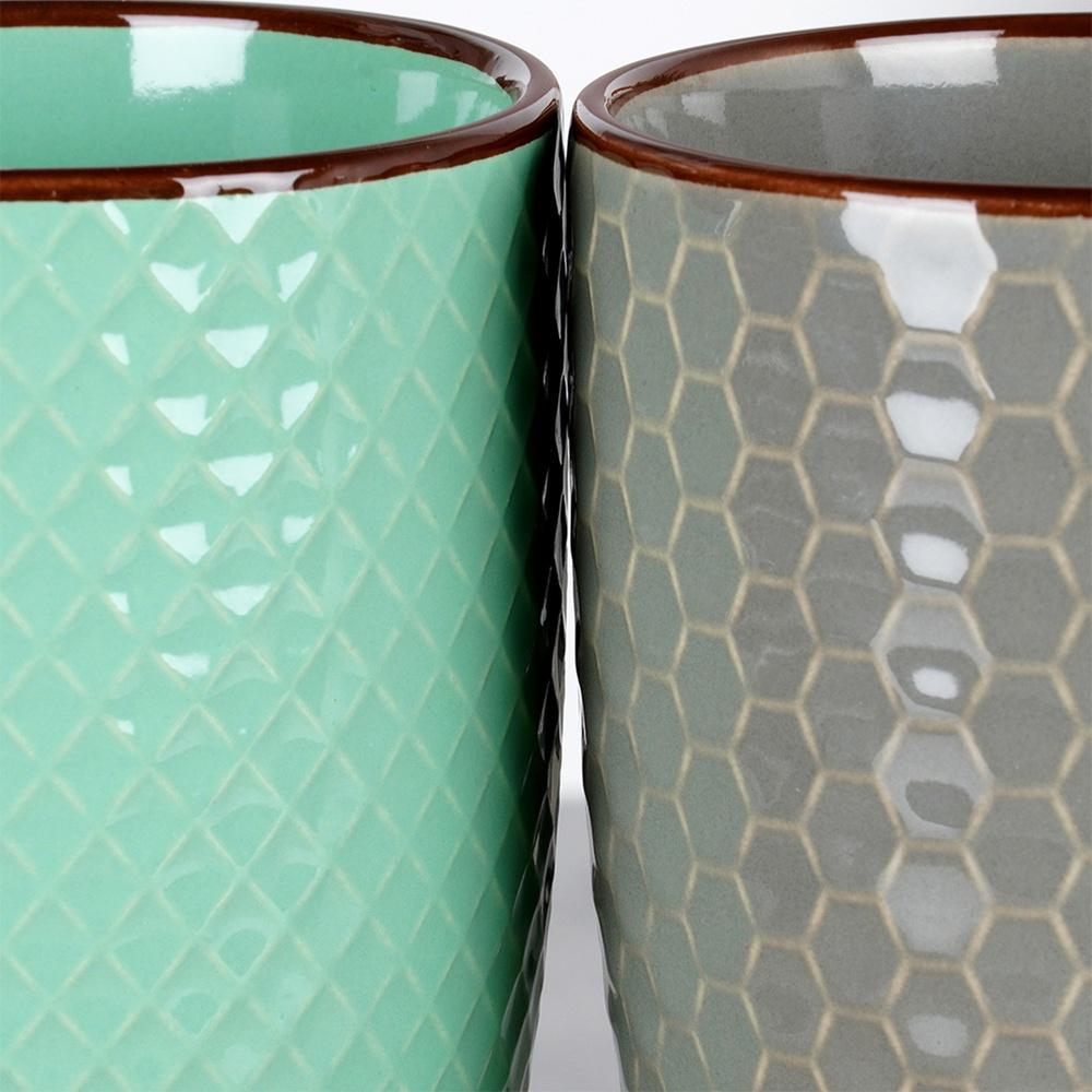 4x Πολύχρωμες Κούπες για Καφέ, Τσάι, Βότανα Σετ Κούπας Κούπα Δώρου