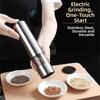Viewable Electric Salt Pepper Grinder One Handed Operation Pepper Grinder  Kitchen