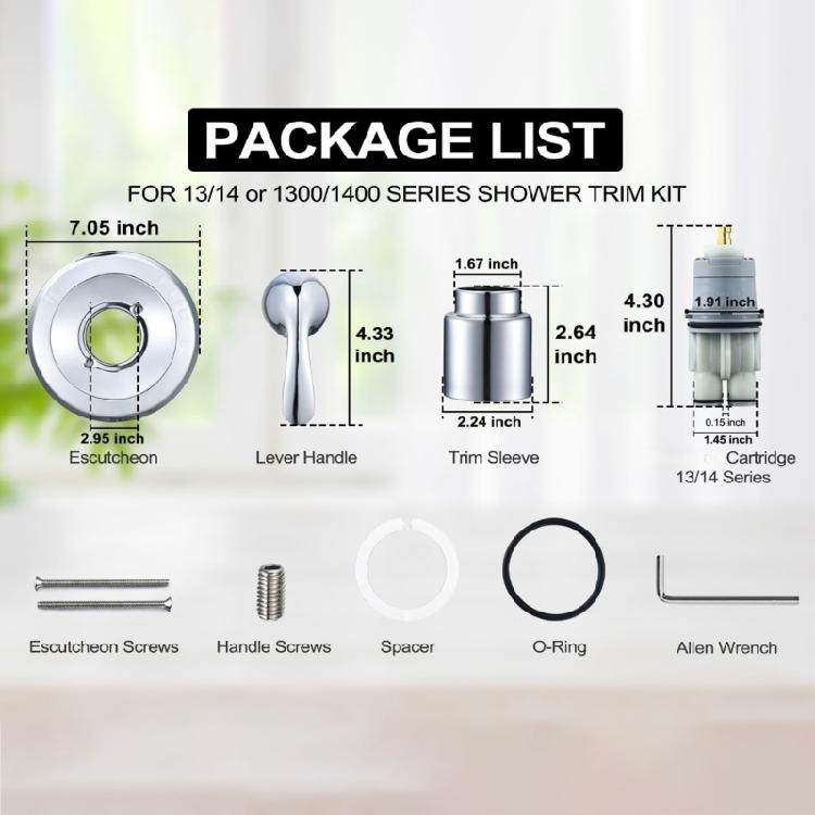 Recessed Shower Valves Trim Kits Easy Install Shower Valves Hardware Shower Switches Control Valves Tap Accessories