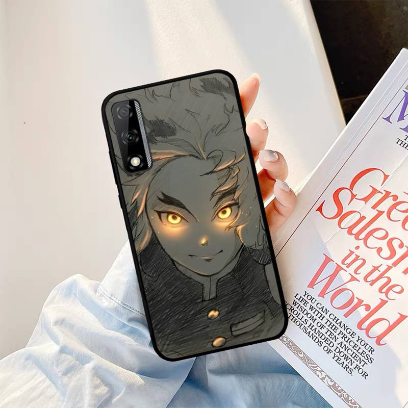 Japan Anime Cartoon Dämon Slayer Telefon Fall Für Huawei Y9 Y8 Y6 Prime Y7 Pro Y8s Y5 Mate 20 Pro 10 lite Abdeckung