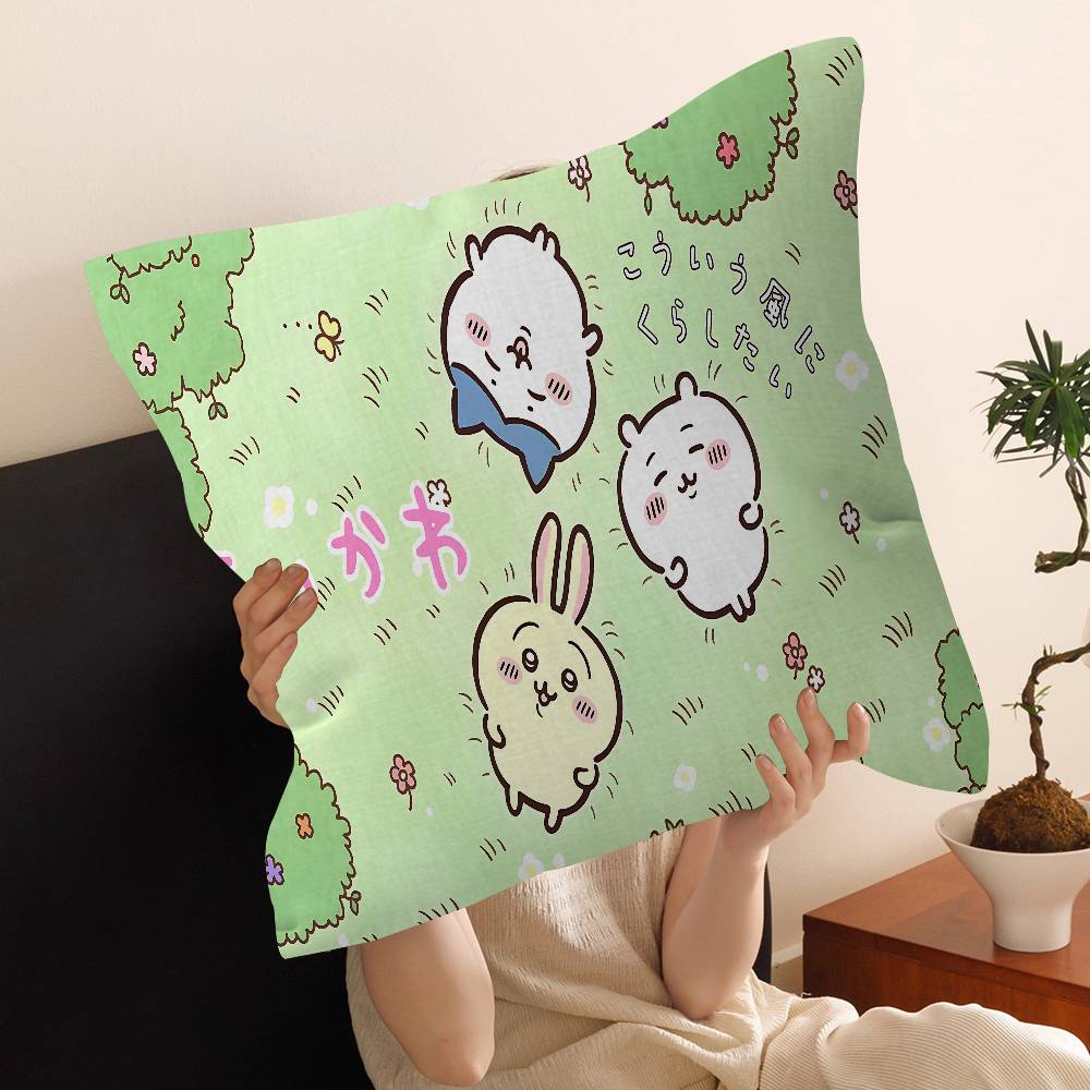 Cute Japanese C-Chiika-Wae Usagi Pillow Anime Pillow Sofa Bed Head Pillow Cover Cushion Cover 45X45 Cm Fashion