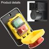 15A Switch Momentary Switch IP54 Protection Level Safety Switch Sturdy Construction Undervoltage Protection Green Start Button