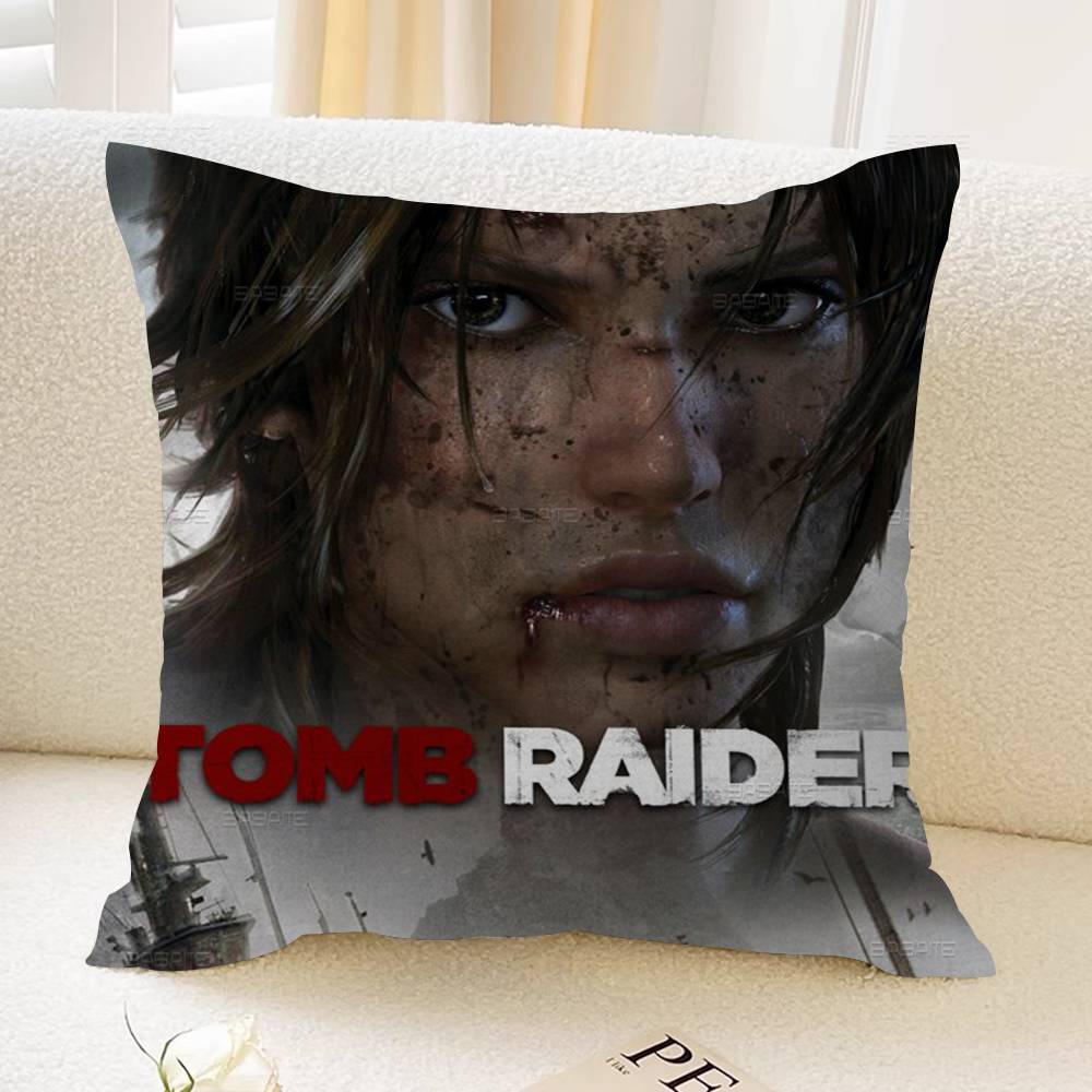 Game T-Tomb R-Raider Pillow Gift Home Office Decoration Pillow Bedroom Sofa Car Cushion CoverPillow Case