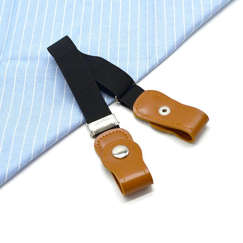 

Детский эластичный ремень на кнопках Детский однотонный ремень для мальчиков и девочек Ремень для детского сада 60-80cm чёрный