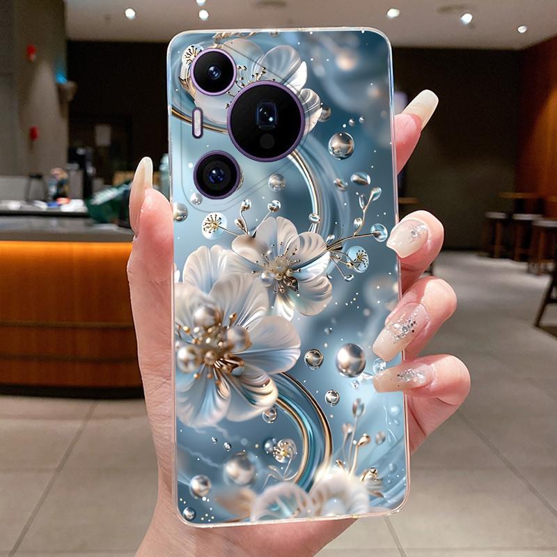 

Чохол для телефону Huawei Pura 70 Pro+ 70pro Метелик Захисний корпус Huawei Pura 70 Pro Plus Прозорий м який силіконовий TPU чохол Huawei Pura 70