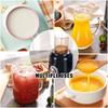 Frullatore per Smoothie 220V Robot da Cucina Tazza Frullatore Personale per Succhi Frullatore Mixer ad Alta Potenza Macchina Spremiagrumi Elettrica 1.5L