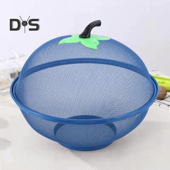 Fruit Bowl Vegetable Basket 24/28cm Metal Mesh Bowl for Washing Fruits Vegetables Snacks Tabletop Decorative Holder Kitchen Cafe Restaurant Home Use