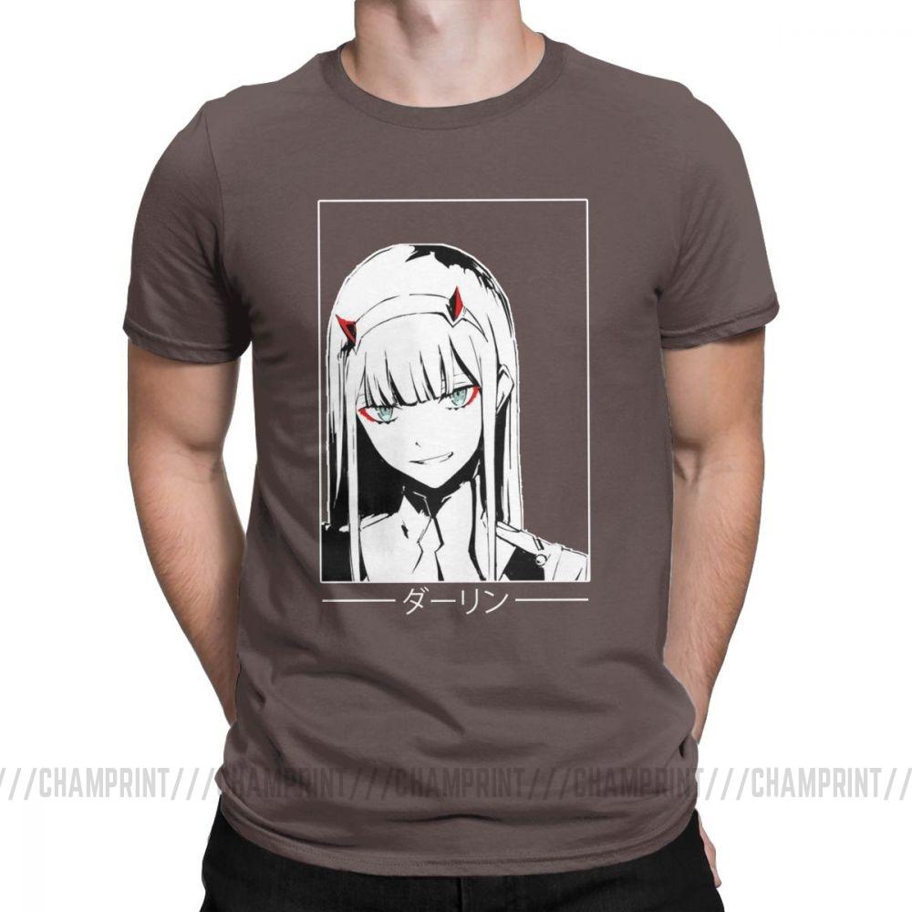 Cool Zero Two T Shirt Darling In The Franxx Movie Koszulka męska 100 bawełna