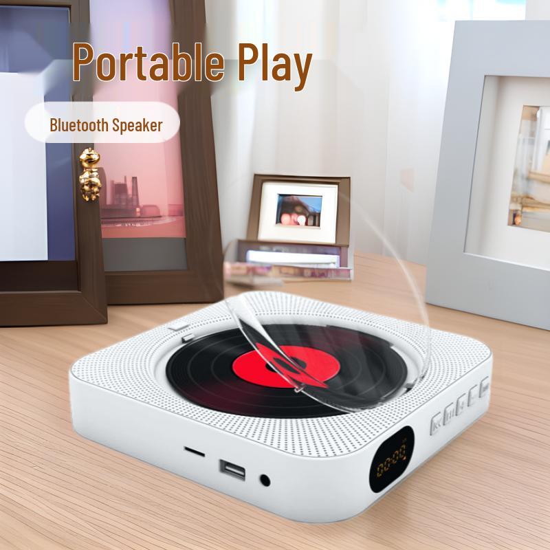 

Настенный Bluetooth CD-плеер с настольным динамиком и обучающим повторителем