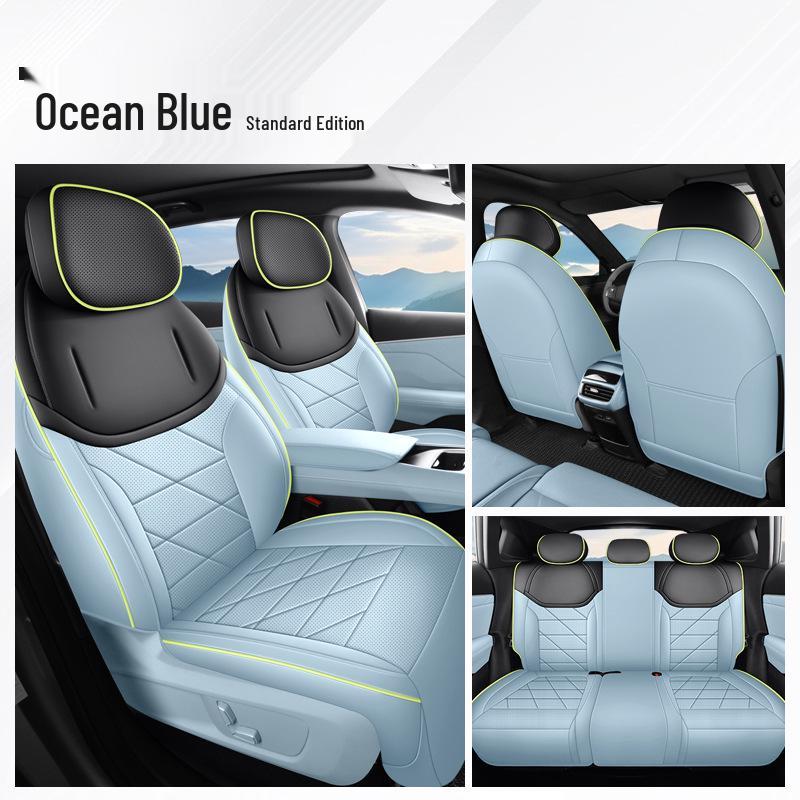 Full Leather Car Seat Covers for 2025 Changan Deepal S05, 5-Seater, All-Season, Full Coverage