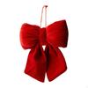 , Decorative, Creative Velvet Bow, Hanging Ornament for Garland, Fireplace And Home.