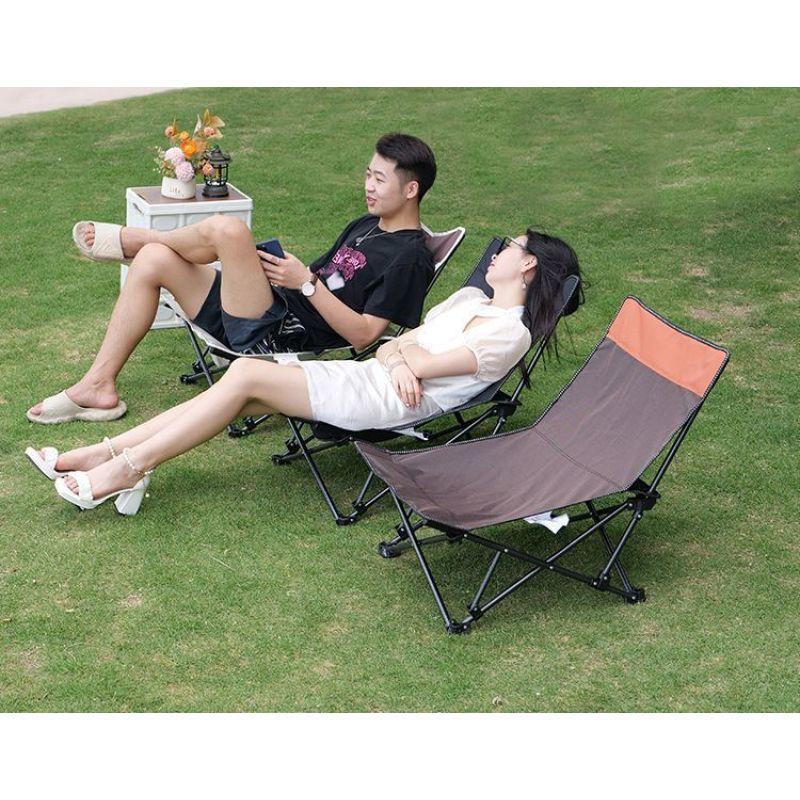 Açık Katlanır Şezlong Taşınabilir Plaj Sandalyesi Plaj Kamp Sandalyesi