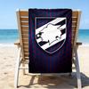 Sam-pdoria Team Emblem Beach Towel - Soft, Absorbent Microfiber, Lightweight, Ideal for The Beach, Parties, Travel, Camping Fan Gifts