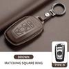 Leather Car Key Case Cover For BMW 3 4 5 6 Series X1 X2 X3 X4 X5 F10 F20 M3 M4 E34 E36 525 320i 2025 Key Shell Car Accessories