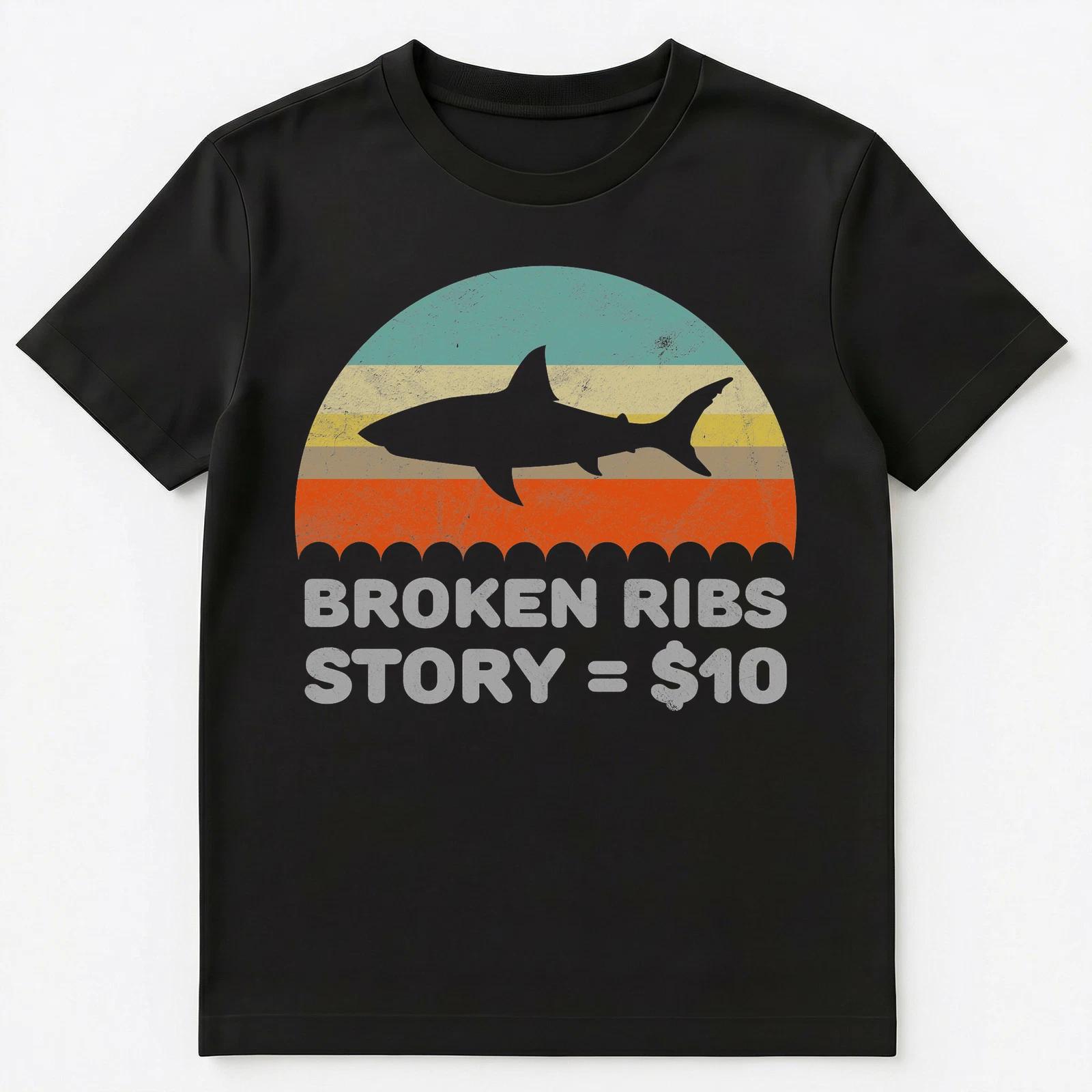 Funny Broken Ribs Story T Shirt Unisex T-Shirt S