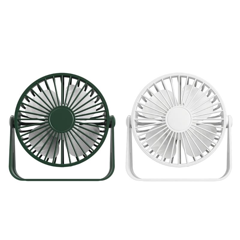 USB Desktop Fan Lightweight Adjustable Summer Electric Fan For Home Office Student Dormitory Outdoor Camping Travel