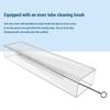 Fish Shrimp Feeder Tube, Clear Aquarium Feeding Dish Set With Cleaning Brush, Feeding Ring, Adjustable Tube And Bowl, 2 Suction Cups, Fish Tank Suppli