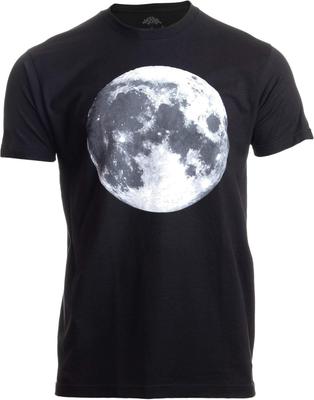 Ruimte, Astronomie en Maan T-shirts | NASA Fotografie Nerd Volle Maan Shirts voor Mannen Vrouwen T-shirt