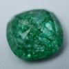 Natural Green Emerald Loose Gemstone Square Cushion Cut 6.65 Ct for Jewelry Making and Crafts