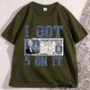 Food Stamp T Shirt I Got 5 on It Retro TShirt Funny Saying Tshirt Hustle Unisex Tee Short Sleeve Male Tees
