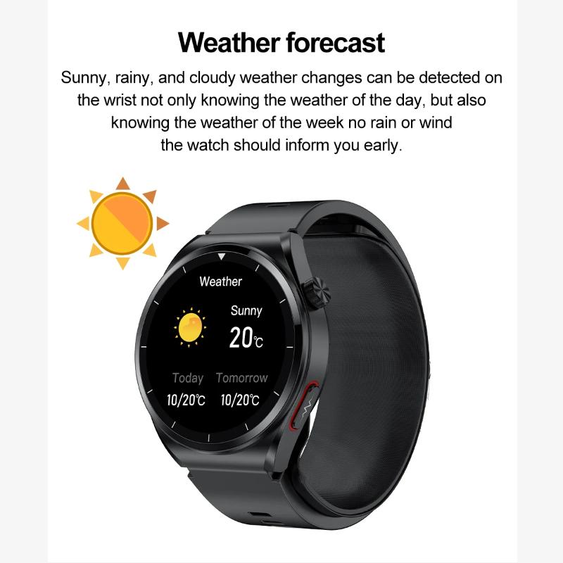 2025 NEW GT5 Smart Watch Air Pump Sphygmomanometer Heart Rate Thermometer Airbag Wristband Call Reminder Health Watch