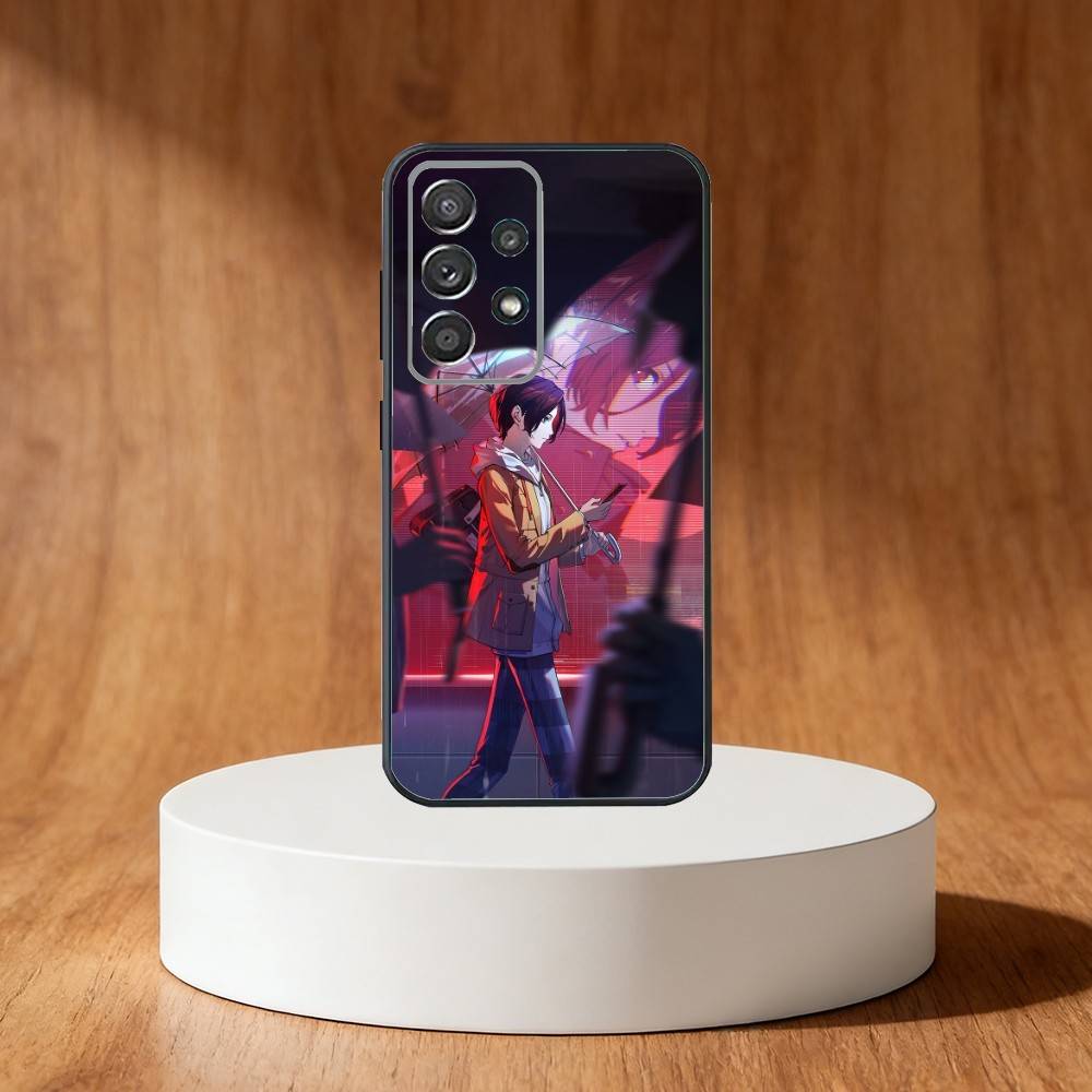 Game P-Persona 5 Phone Case For Samsung S25,S24,S21,S22,S23,S30,Ultra,S20,Plus,Fe,Note,10,9,5G Black Cover