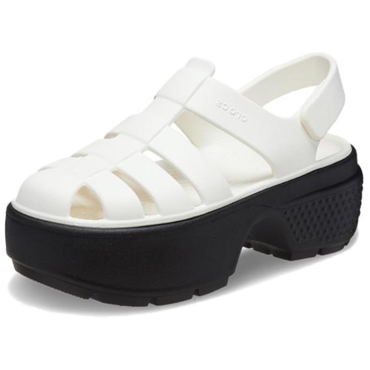 Crocs Stomp Fisherman Sandal Chalk Men Tenisky bílé 209938-0WV