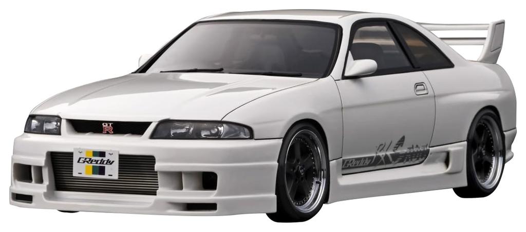 ignition model GReddy Pearl White finished product 1/18 GT-R (BCNR33)