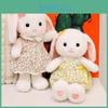 Colorful Floral Dress Emily Rabbit Plush Toy With Soft Pp Cotton Filling Children For