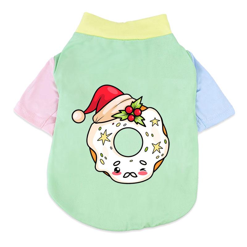 1 Pc Pet T-shirt  Fashionable Cartoon Bear Soft Breathable Dog Vest Cat Casual Clothes
