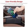 Car Seat Gap Filler Organizer, Multifunctional Leather Car Gap Filler, Auto Console Side Storage Box, Car Front Seat