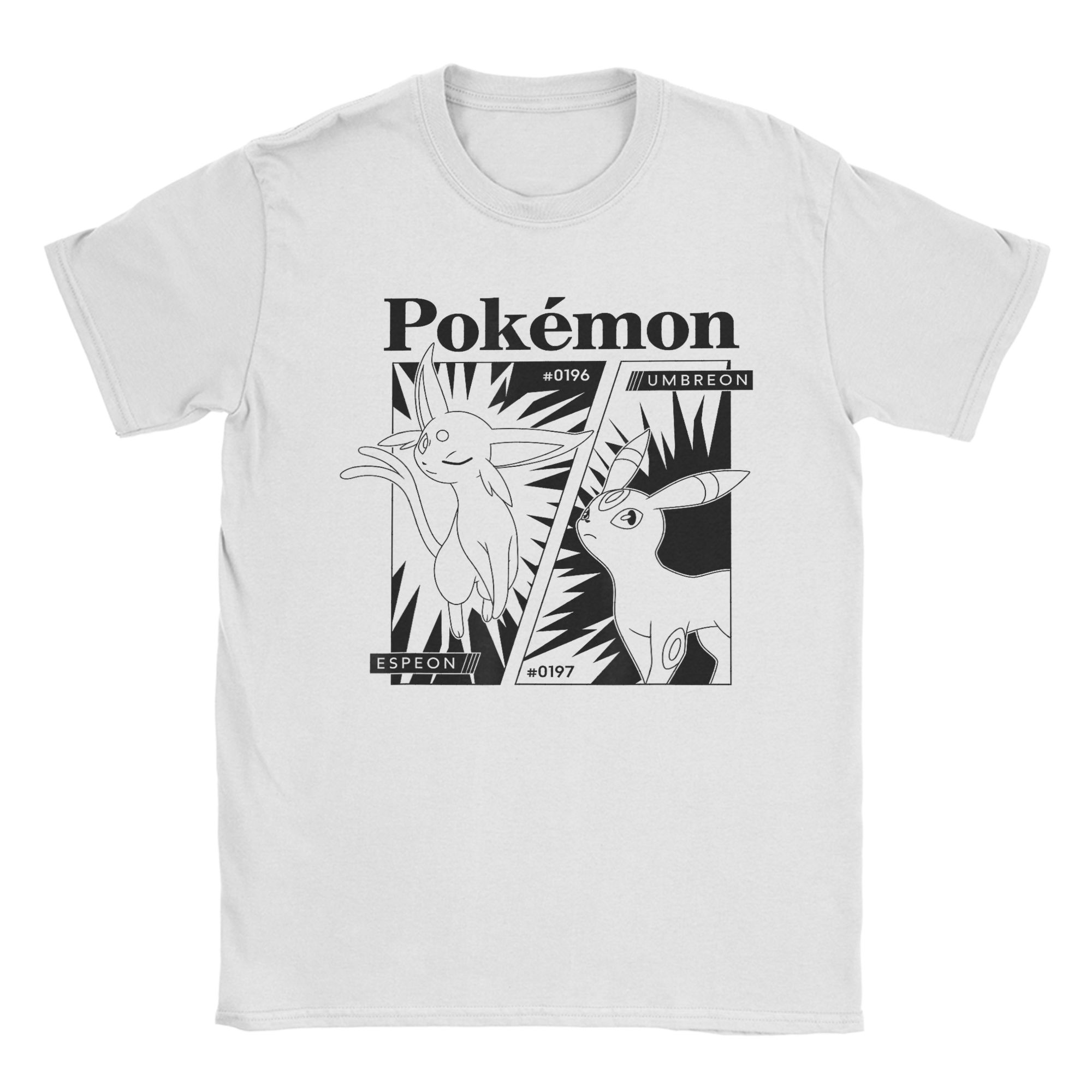 

Streetwear T Shirt Summer Pokemon Eevee Sleeping On Leaves Generation Novelty T-Shirts Cotton Tshirt Print Short Sleeve Tees M