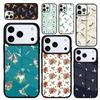 Capa Case for iPhone 17 Air 16 Pro Max 15 Plus 11 13 Mini 14 12 Back Phone Cover Hummingbird