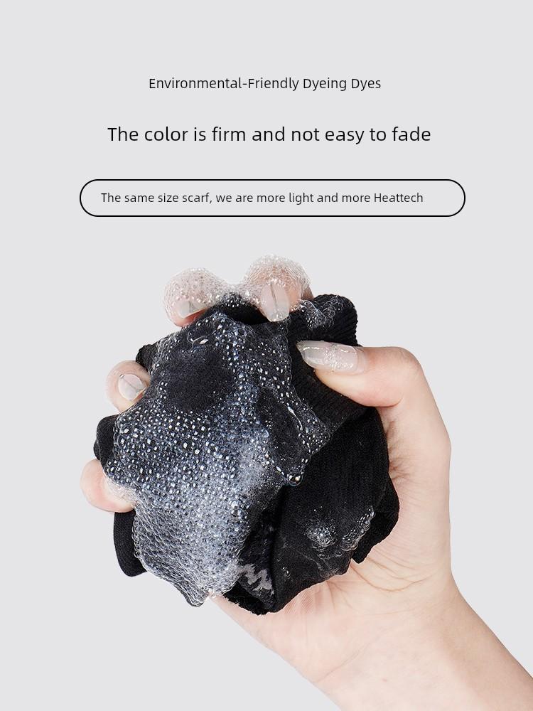 Scarf Men's Winter Fleece-lined Bandana Cycling Heattech Neck Protection Windproof Helmet Liner Cap Women's Cold-Proof Scarves Headscarf