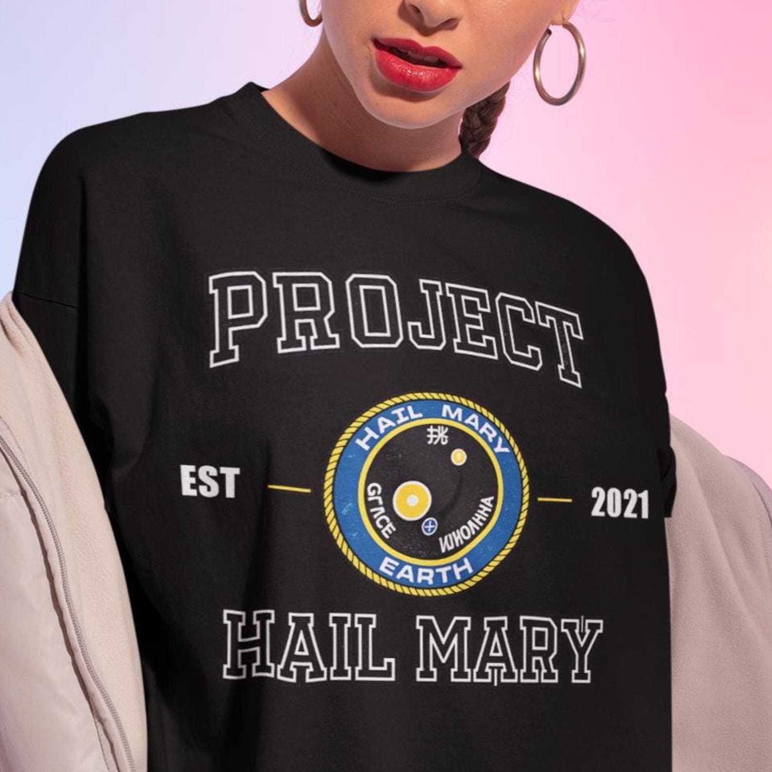 Unisex Project Hail Mary Shirt - Ryland Grace Tshirt,Rocky,Jazz Hands XL