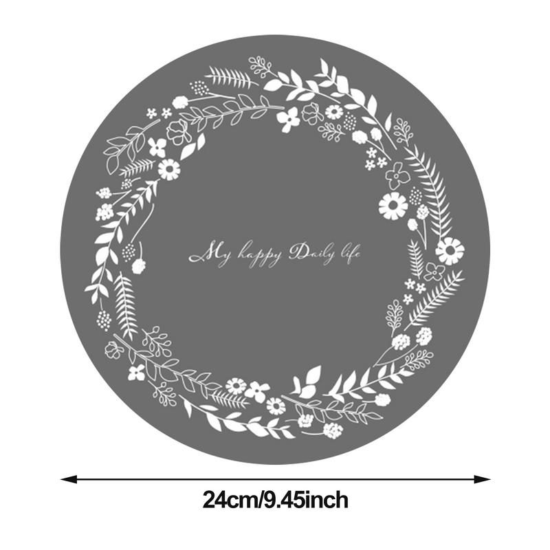 Induction Cooker Protection Pad Silicone Non-Slip Round Mat For Kitchen High Temperature Anti-skid Pad Insulation Mat