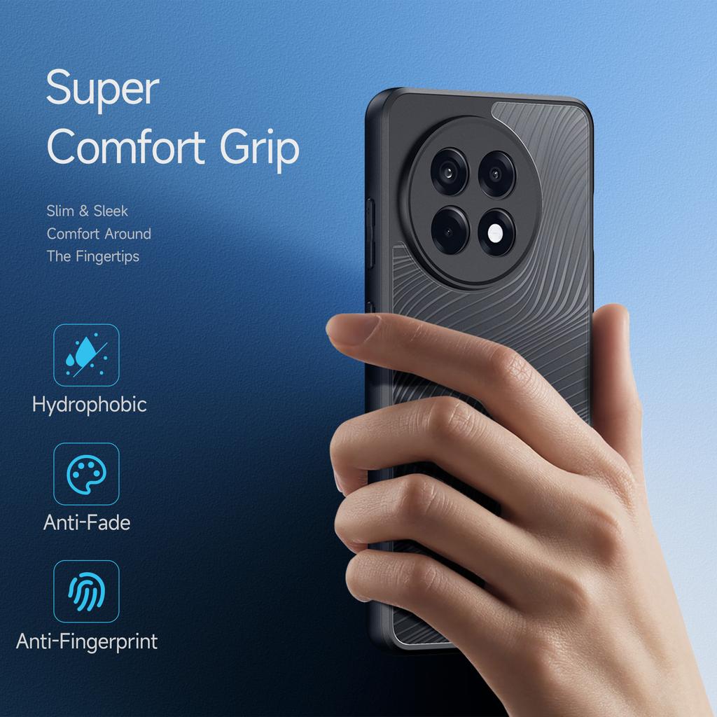 For OnePlus Ace 5 Pro 5G/OnePlus 13R 5G/OnePlus Ace 5 5G Case DUX DUCIS Aimo Series TPU+PC Matte Drop-proof Phone Cover (REACH Certification)