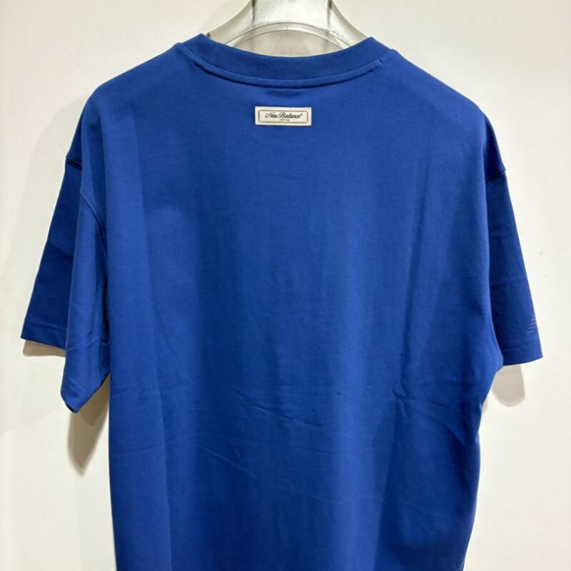 New Balance Uni Heritage Short Sleeve Tee Nbnef21463 Royal Blue