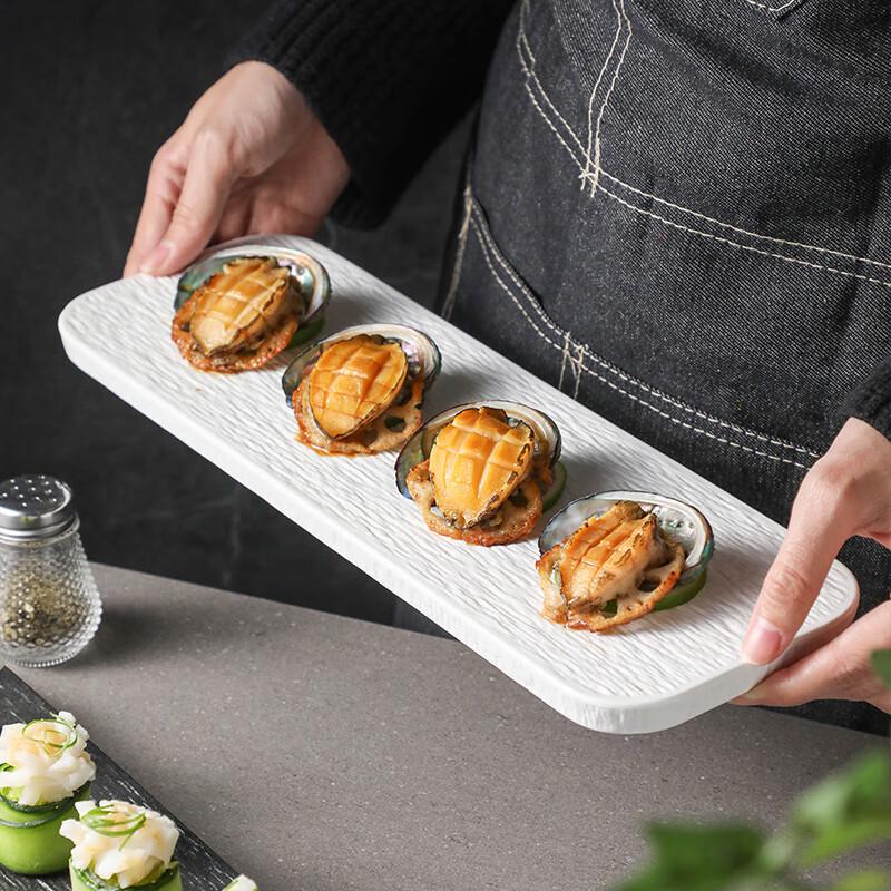 Nordic Ceramic Rectangular Multi-purpose Flat Plate