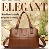 Borsa a mano capiente con patchwork in pelle morbida borsa a spalla da donna
