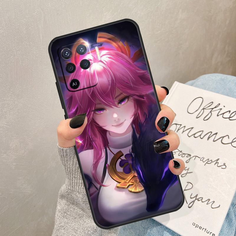 

Genshin Impact Yae Miko Case For Oppo A5 Pro A15 A17 A57 A77 A94 A74 A54 A16 A76 A96 A40 A60 A80 A18 A38 A58 A78 A98 OPPO A15