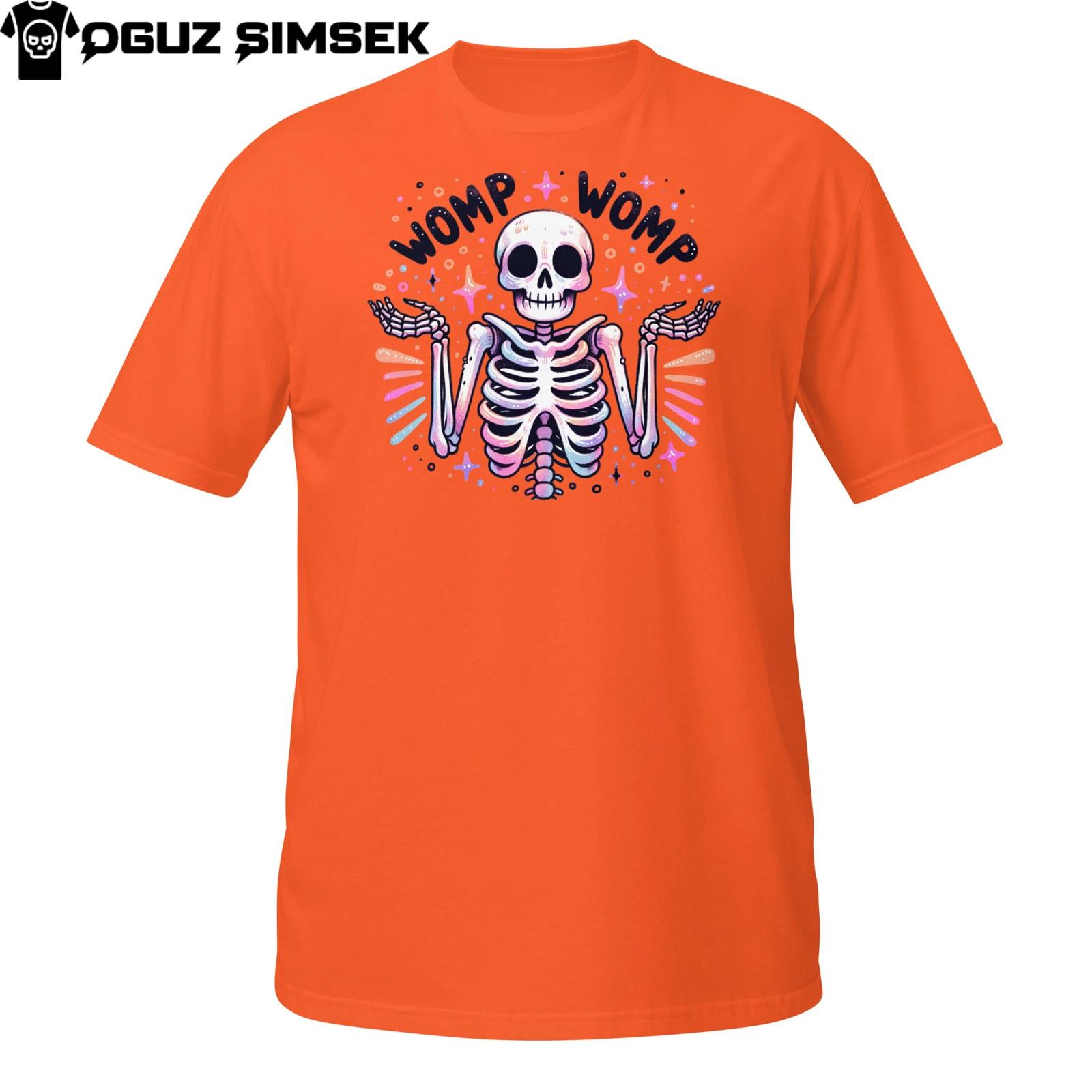 Womp Womp Pastel Skeleton T-Shirt Mens Womens Tees Top | Funny Cute Sad Goth Rainbow Sparkle 4XL